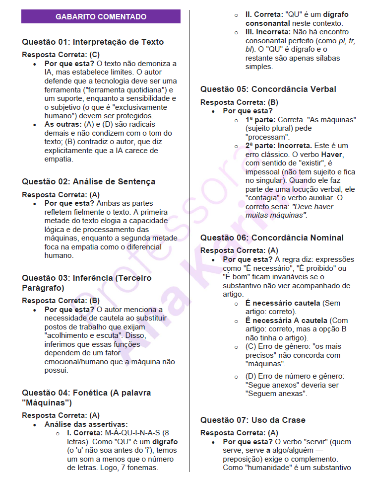 gabarito